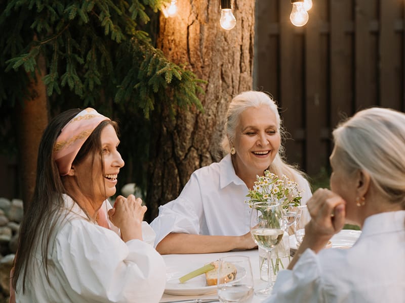 women talking